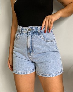 Shorts Jeans Cintura Alta
