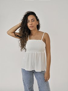 Blusa Bata Lastex
