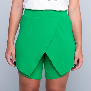 Shorts Envelope Moletinho - Verde Bandeira