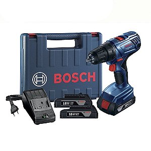 Parafusadeira/furadeira Gsb 180-li 18v Bosch  Bivolt 2 Baterias 1,5ah C/ Maleta