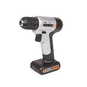 Furadeira Parafusadeira 12v 18 Assessórios Worx Wx104.1 Bivolt