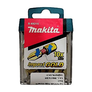 Kit Bits Phillips Ph2 Impactgold Makita B-69216 20 Unidades