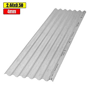 Telha Fibrocimento 2,44m X 0,50m X 4mm - Multilit