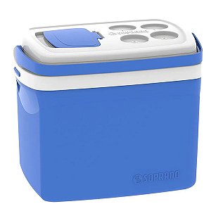 Caixa Térmica Cooler Tropical 32l Azul Soprano