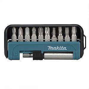 Jogo de Bits 11 Peças com Adaptador Magnético D-64995 Makita