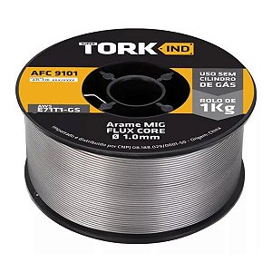 Arame Mig Flux Core 1,0mm 1KG SuperTork AFC9101