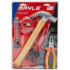 JOGO DE FERRAMENTAS 7 PEÇAS MAYLE 110007