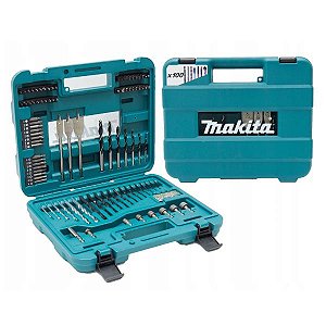 Estojo de Ferramentas e Brocas com 100 Peças D-47248 Com Maleta Makita