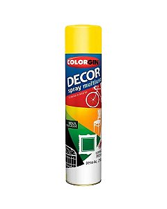Tinta Spray Multiuso Amarelo DECOR Colorgin 859