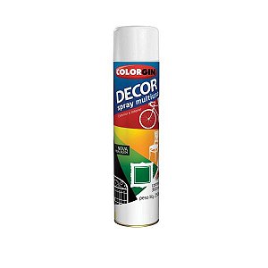 Tinta Spray Multiuso Branco Fosco Decor Colorgin