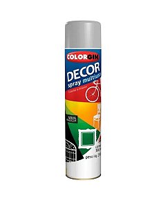 Tinta Spray Multiuso Cinza DECOR Colorgin