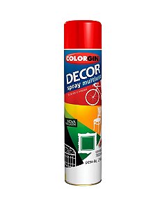 Tinta Spray Multiuso Vermelho DECOR Colorgin