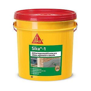 Aditivo Impermeabilizante para Reboco, Argamassa e Concreto Sika 1 18 LT