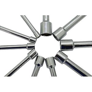 Jogo de Chaves Canhão tipo Industrial com 10 Peças de 4 a 13mm - BELZER - 252010BN