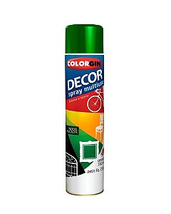 Tinta Spray Multiuso Verde Folha DECOR Colorgin 875