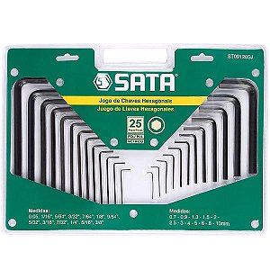 Kit Jogo Chave Allen 25Peças Sata ST09120SJ