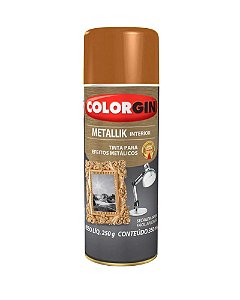 Tinta Spray Colorgin Metallik Cobre 54