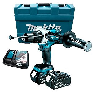 Parafusadeira/Furadeira 18V 3Ah + Bateria Makita DHP481RFE