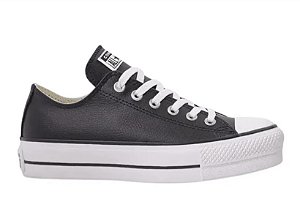 Tênis All Star Plataforma Ct09830002 Chuck Taylor All Star Lift Preto/Branco/Preto