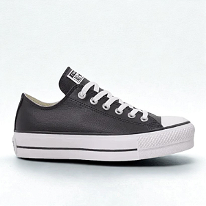 Tênis All Star Plataforma Ct09830002 Chuck Taylor All Star Lift Preto/Branco/Preto