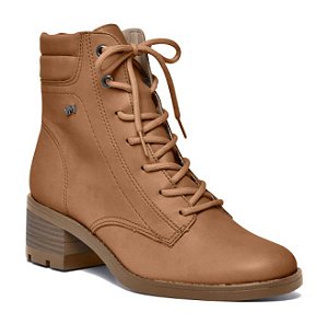 Bota Via Marte Ref. 23-105-03 Coturno Cor: Caramelo