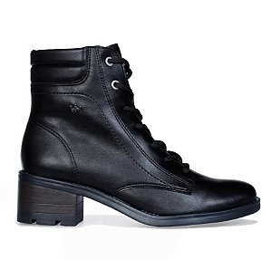 Bota Via Marte Ref. 23-105-01 Coturno Cor: Preto