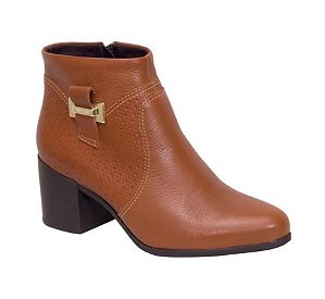 Bota Bottero Ref. 346902 Burnish Couro Tresse Cor: Conhaque