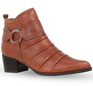 Bota Bottero Ref. 349301 em Couro Burnish Cor: Conhaque