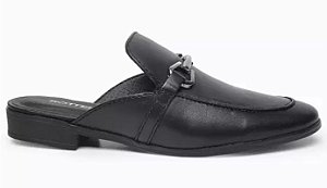 Mule Bottero Ref. 353404 em Couro Atanado Napoli Cor: Preto