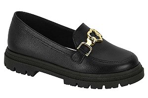 Sapato Mocassim Infantil Molekinha Ref. 2566.102 NP Turin Cor: Preto