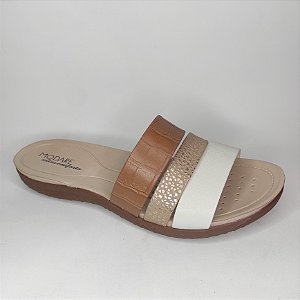 Tamanco Modare Ref. 7125.200 Cor: Camel Off Bege