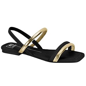 Sandália Vizzano Ref. 5462.111 Cor: Preto Dourado