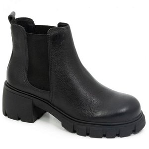 Bota Bottero Coturno  Ref. 361106 Couro Burnish Cor: Preto