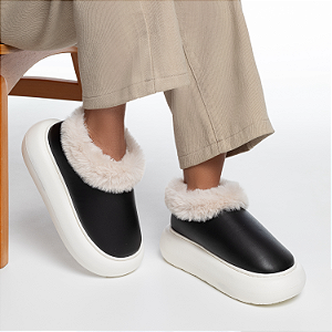 Pantufa  Flowfa Ref. DG231174 Madison Cor: Preto