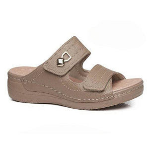 Chinelo Pegada Ref. 233813-02 Burnished Cor: Castor