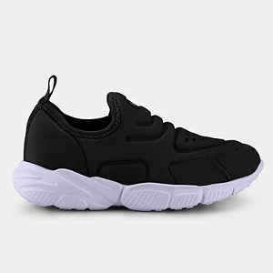 Tênis BIbi 1100286 Rver Tecido Preto / Branco