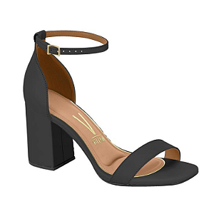 Sandália VIzzano Ref. 6409.202 Snake Pelica Cor: Preto