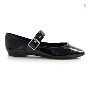 Sapatilha Sua Cia Ref. 8222.15333 Verniz Molhado Cor: Preto
