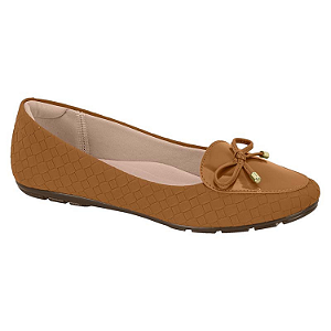 Sapatilha Moleca Ref. 5800.105 Sardenha Neo Verniz Camel