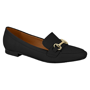 Sapatilha Vizzano Mocassim Ref. 1351.106 Cabedal Sintético Preto Pelica