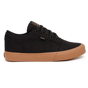 Tênis Qix AD Lona Ref. QXVU0045 Cor: Preto/Gum