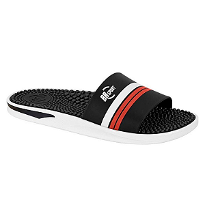 Chinelo Masculino Br Sport Ref.  2254.127 Preto Branco Vermelho
