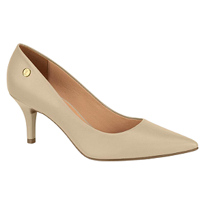 Sapato Scarpin Vizzano Ref. 1185.702 Cabedal Sint. Cor: Bege