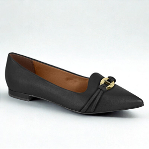 Sapatilha Vizzano 1206.1004 Cab Napa Calf Tira Pronta Cor: Preto
