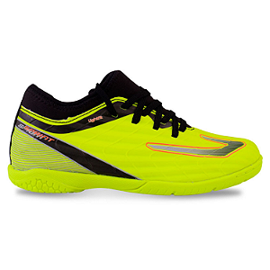 Chuteira Futsal Topper TP05430002 (Do tam 28 ao 36) Top Sprint Amarelo Neon/Preto/Vermelho