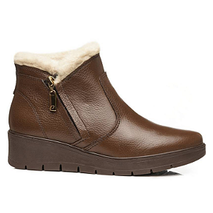 Bota Pegada Ref. 280895-02 em Couro Burnished Toffe