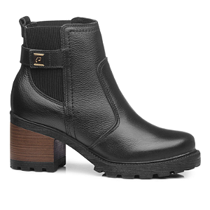Bota Pegada Ref. 281309-05 Couro Burnished Preto