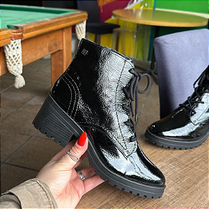 Bota Bottero Coturno Ref. 349101 em Couro Verniz Show Preto