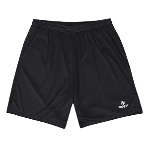 Calção Topper Plus Fut Classic Preto
