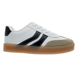 Tênis Casual Infantil Menina Molekinha 2582.102 Branco / Branco off